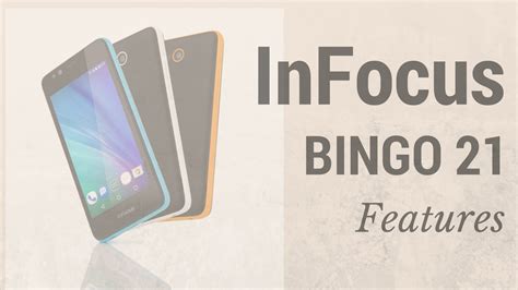 InFocus Bingo 21 smartphone .